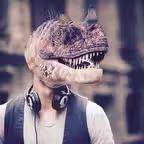 Dino Face Camera Free iOS Icon