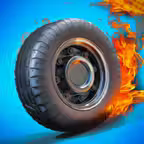 Crazy Tire - Reach the Moon iOS Icon