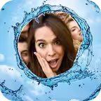 Water Drop Photo Frame iOS Icon