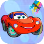 Cars Coloring Book and Pages Icon