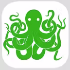 Green Octopus Icon