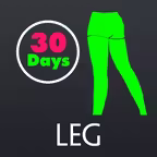 30 Day Leg Fitness Challenges ~ Daily Workout Free iOS Icon
