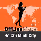 Ho Chi Minh City Offline Map and Travel Trip Guide iOS Icon