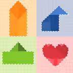Paper Folding Puzzle iOS Icon