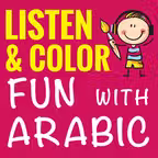 Listen & Color Fun with Arabic iOS Icon