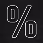 Percent Calculator easy iOS Icon