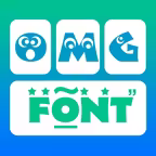 OMG Font Keyboard iOS Icon
