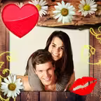 Love Photo Frames & Collage iOS Icon