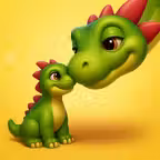 Dino Merge: Jurassic Zoo iOS Icon