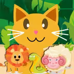 QCat - animal 8 in 1 games iOS Icon