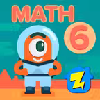 6th Grade Math: Fun Kids Games iOS Icon