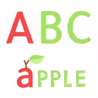 الحروف والكلمات بالانجليزية iOS Icon