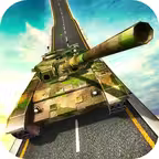 Dangerous Army Tank Driving Simulator Tracks iOS Icon