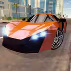 Race of Fast Cars In the City iOS Icon