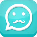 Great Stickers for WhatsApp, Viber, Line, Tango, Snapchat, Kik & WeChat Messengers - FREE Edition iOS Icon