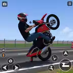 Crazy Moto Wheelie Bike 3D icon