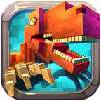 Wild Dino-saur Hunt-ing Survival Pixel iOS Icon