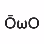 ŌωOmoji - Kaomoji Keyboard iOS Icon