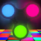 Fidget Spinner Wheel Simulator - Neon Glow Toy iOS Icon