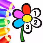 Color by Number: Kids Coloring iOS Icon