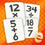 Math Flash Card Matching Games For Kids Math Tutor Icon