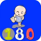 Kids Learn Number Count To 80 iOS Icon