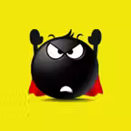 Black Emoji Sticker Pack for iMessage iOS Icon