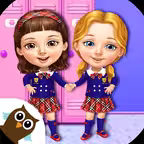 Sweet Baby Girl School Cleanup Icon
