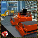 Road Construction Simulator & Excavator Drive Sim iOS Icon