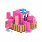 3D Color By Number Voxels iOS Icon