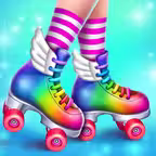 Roller Skating Girls iOS Icon