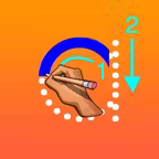 Trace Letters LV 3, Lowercase iOS Icon