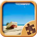 Beach Jigsaw Puzzles - Fun Brain Games iOS Icon
