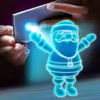 Hologram New Year Simulator iOS Icon