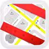 Planimeter for map measure icon