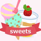 SweetsParadise - Cute Sweets Shop Game iOS Icon