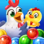 Bubble Fruit Chicken Coco iOS Icon