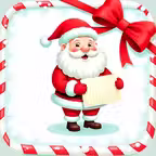 Christmas maker greeting cards Icon