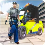 Police Training:  Fork Lifter Simulator iOS Icon