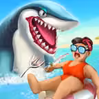 Shark Attack -Simulator games iOS Icon