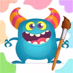 Fun Coloring Pages for Kids Icon