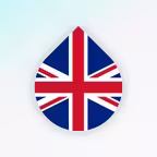 Learn British English - Drops iOS Icon