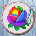 Magic Cross-Stitch: Pixel Art iOS Icon
