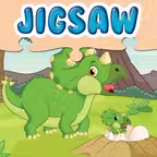 Jurassic Dinosaurs Jigsaw Puzzle - Planet Dinos Educational Puzzles Games to Help Kids and Kindergartens Learn iOS Icon