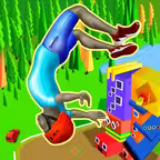 Poly Flipper - Flip & Dive 3D iOS Icon