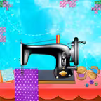 Tailor Boutique Clothes and Cashier Icon
