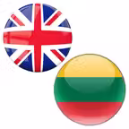 English to Lithuanian Convert iOS Icon