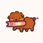 Poodle Kimi Sticker iOS Icon