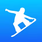 Crazy Snowboard Icon