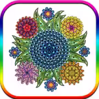 Coloring Beautiful Mandala New Theme iOS Icon